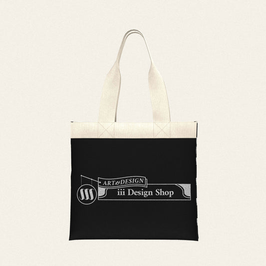 iii オリジナルロンドントートバッグ - ブラック & シルバー