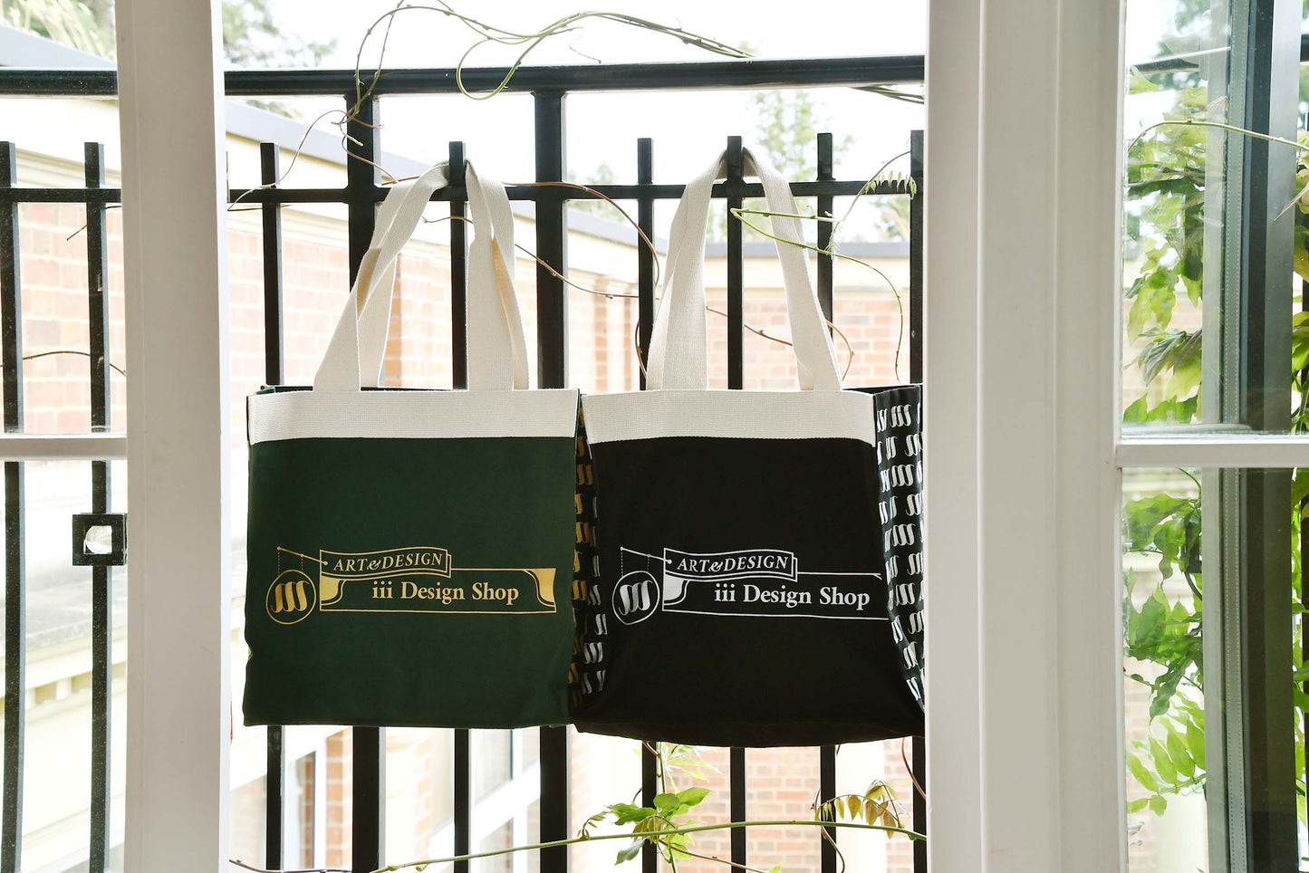 iii オリジナルロンドントートバッグ - ダークグリーン & ゴールド