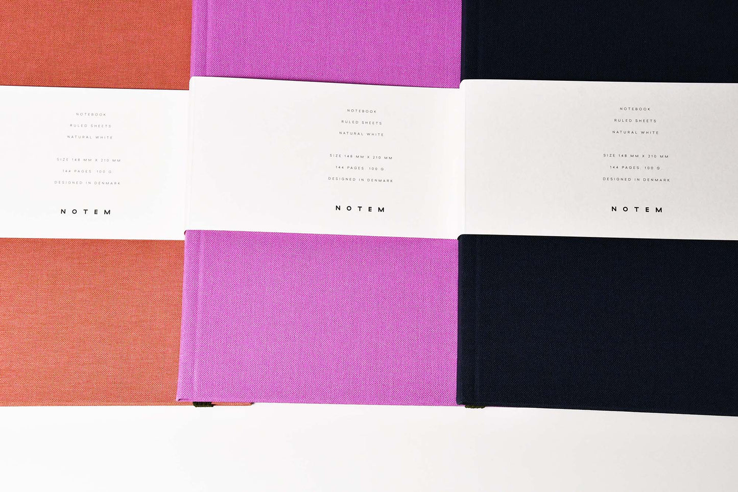 [NOTEM / ノテム] BEA べー バンド ジャーナルノート - ローズレッド