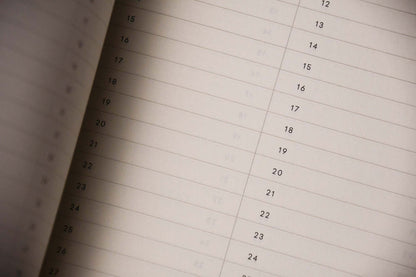 [NOTEM] EVEN イーブン ワークジャーナルノート ラージ - グレー