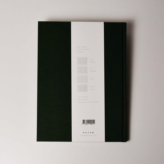 [NOTEM] EVEN イーブン ワークジャーナルノート ラージ - ダークグリーン