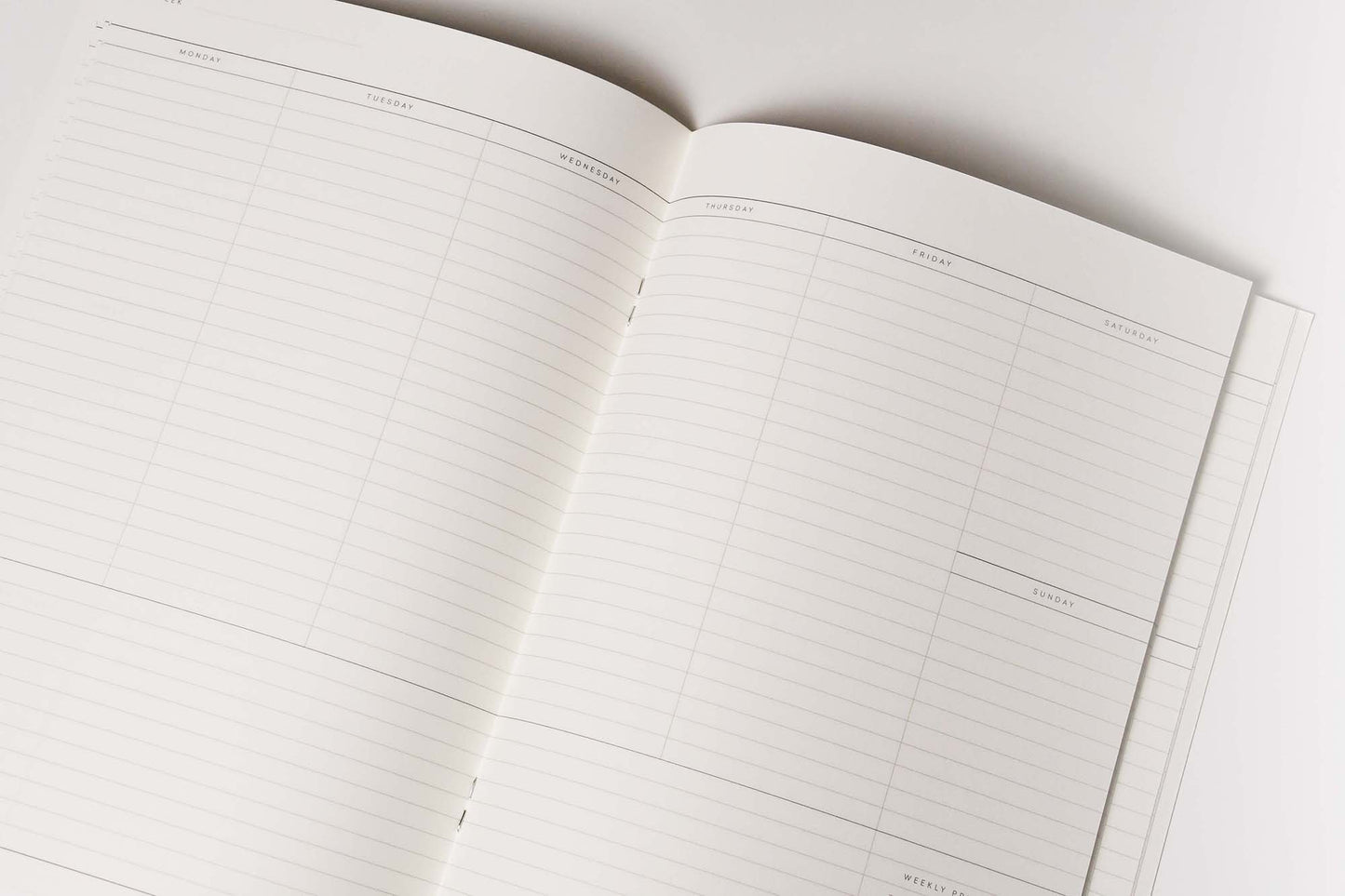 [NOTEM] MILO ミロ ウィークリープランナーノート - ライトグレー