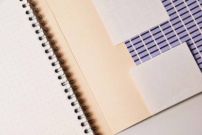 [NOTEM] NELA ネラ スパイラルリングノート メディアム - ブルー
