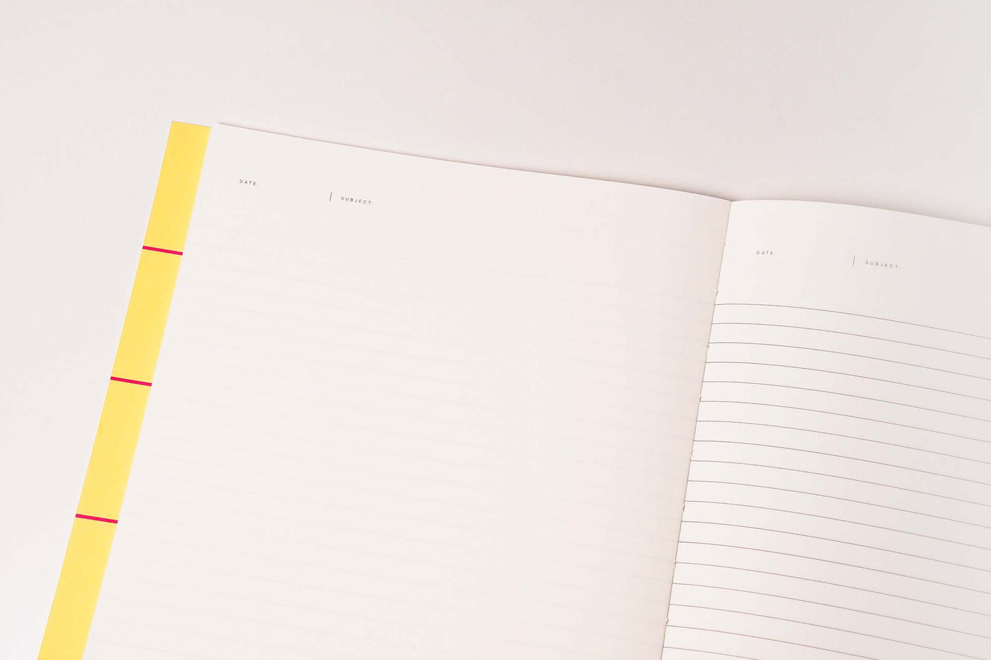 [NOTEM] UMA フラット ノート ラージ - イエローチェック