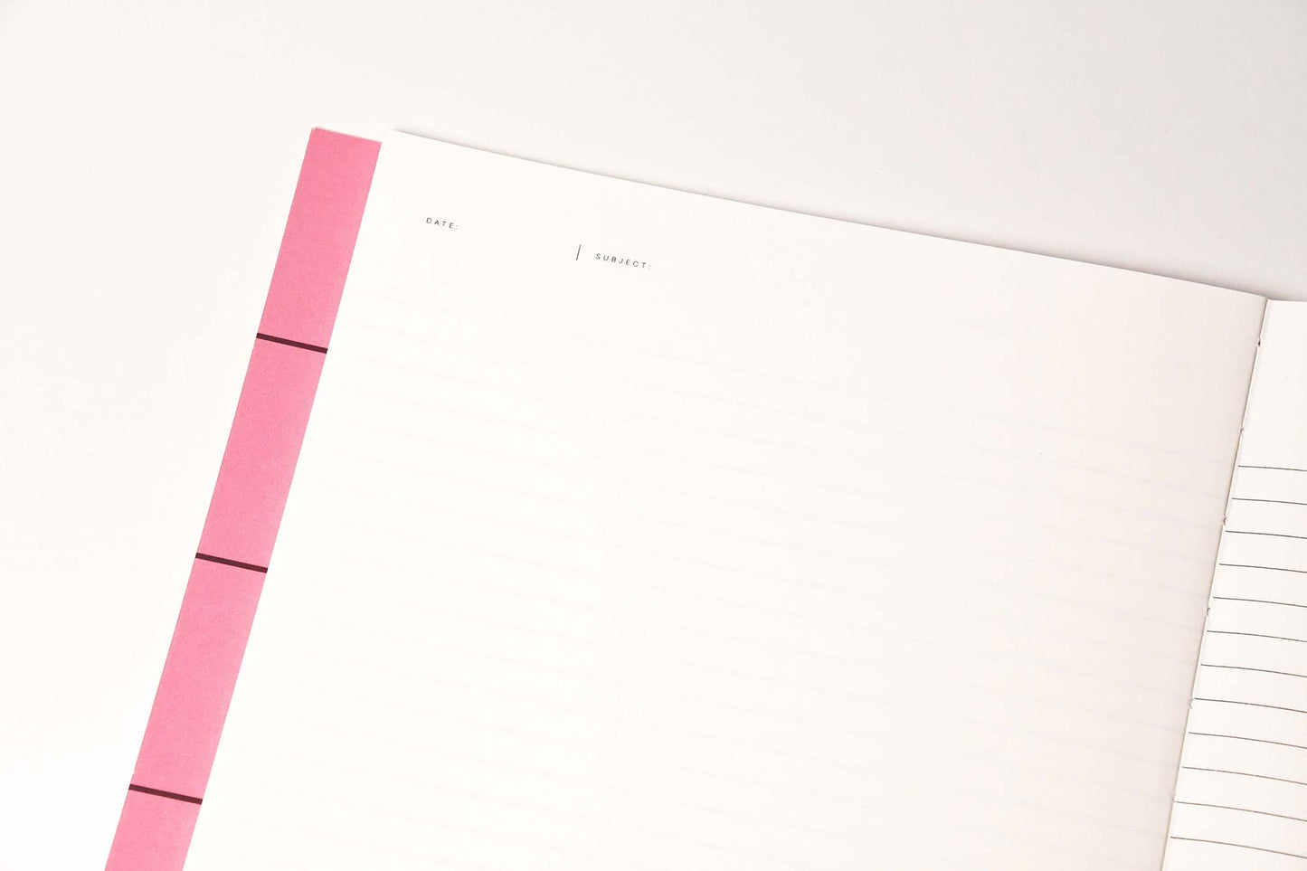 [NOTEM] UMA フラット ノート ラージ - ローズチェック