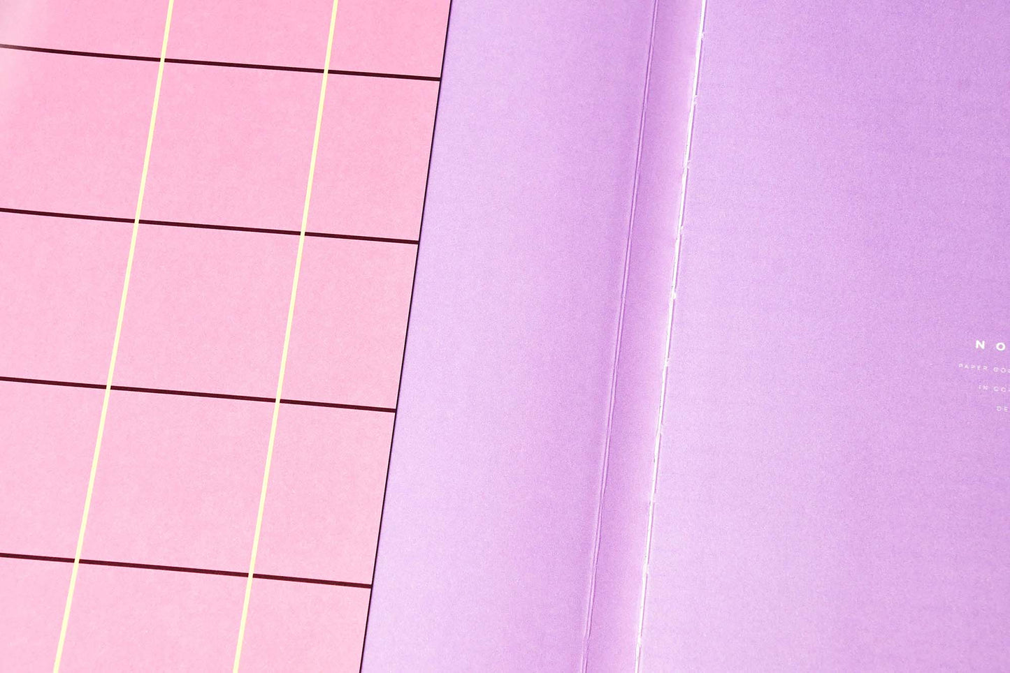 [NOTEM] UMA フラット ノート ラージ - ローズチェック