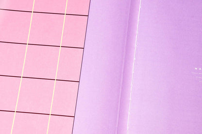 [NOTEM] UMA フラット ノート ラージ - ローズチェック