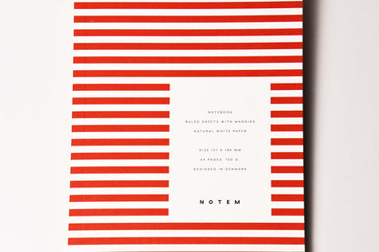[NOTEM] VITA ソフトカバー ノート スモール - レッド