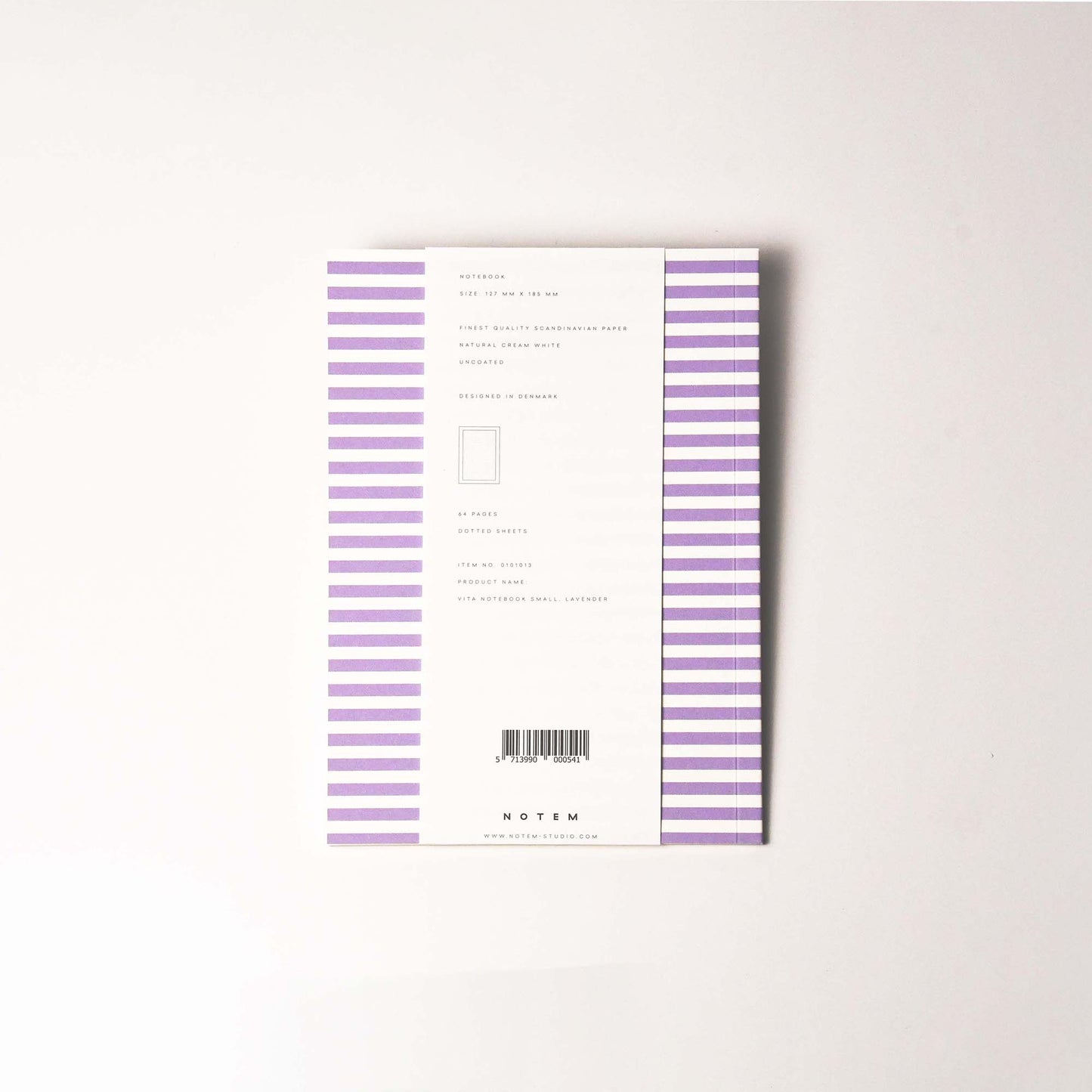 [NOTEM] VITA ソフトカバー ノート スモール - ラベンダー